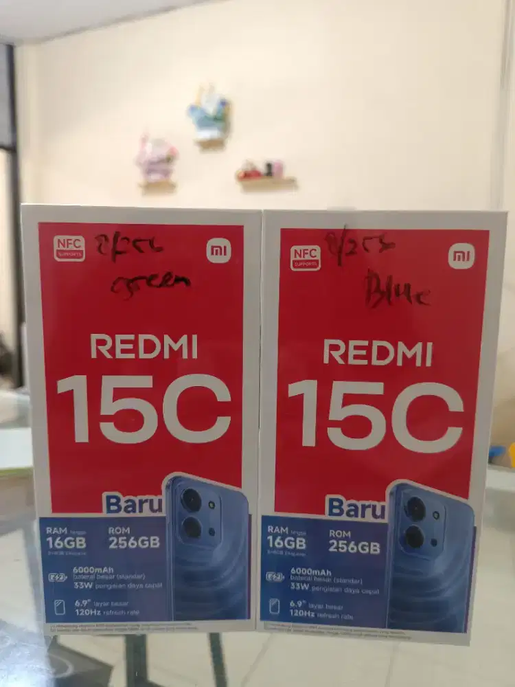 NEW Redmi 15C 8/256 garansi resmi