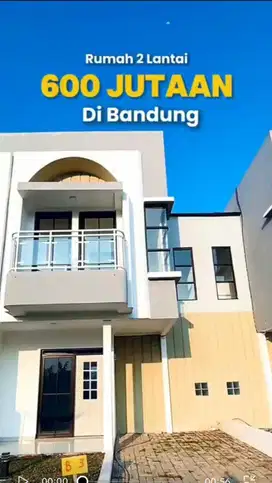 Dijual rumah 2 lantai 4 kamar tidur di Tegalluar Bandung