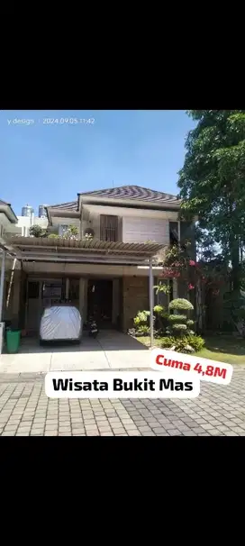 rumah wisata bukit mas hook lidah wetan Surabaya dijual murah
