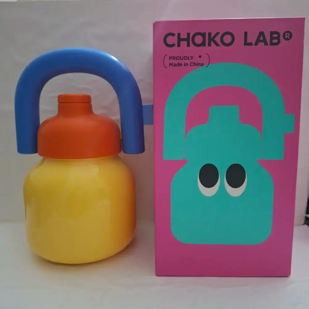 HARGA PROMO: Chako Lab Linlin Vacuum Thermos with Straw 1 Liter