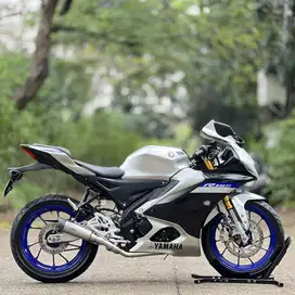 YAMAHA R15M ABS QS SILVER 2023 KM LOW PAJAK PANJANG SIAP GASPOL