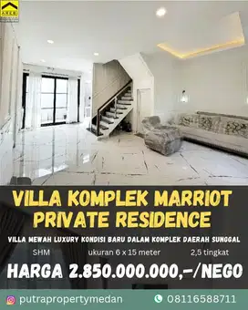 DIJUAL VILLA KOMPLEK MARRIOT PRIVATE RESIDENCE