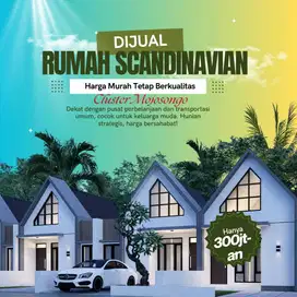 Rumah Cluster Asri Scandinavian di Mojosongo, Boyolali