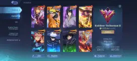 Akun mobile legend / ML skin WR bagus