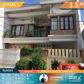 Rumah Pondok Tjandra Cluster Palem lebar 10x20meter bangunan 400m2