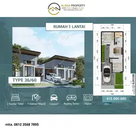 RUMAH 1 LANTAI START 400 JUTAAN 10 MENIT KE SOEKARNO HATTA MALANG
