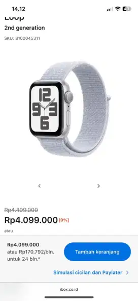Apple watch SE 40mm