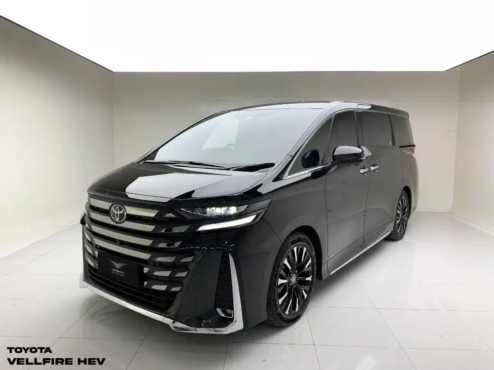 TOYOTA VELLFIRE HEV 2024 BLACK ON BROWN
