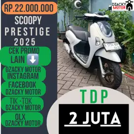 SCOOPY PRESTIGE 2025 SECOND LIKE NEW DP PROMO