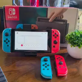 NINTENDO SWITCH V1 ORIGINAL FULLSET BONUS JOYCON