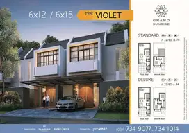 Disewakan rumah baru Grand Sunrise