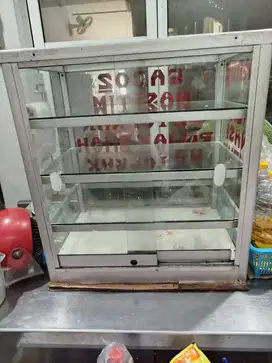 Etalase Kaca Kecil 4 tingkat - bekas