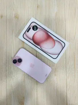 ( Second ) IPhone 15 128GB - Pink | IBOX | Fullset Garansi