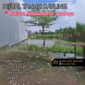 Tanah Kavling Rumah Kost Raya Kutisari Siwalankerto Surabaya UKP Petra