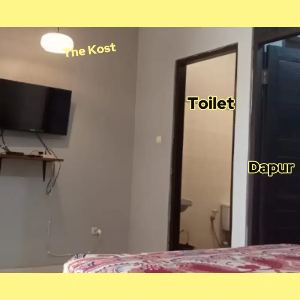 Kamar Kos Lengkap Dapur Free Wifi CCTV Dekat Kuta Jimbaran Bandara
