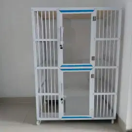 KANDANG ALUMUNIUM 2 TINGKAT