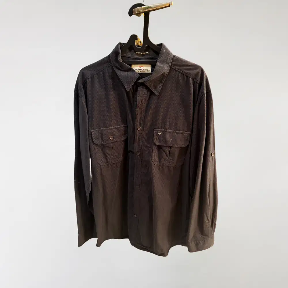 Kemeja cardinal finest black uk XL