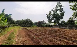 Tanah 1 Ha di curug bojong sari depok akses mbl hrg 2,5jt/m
