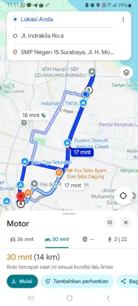 Antar jemput anak sekolah