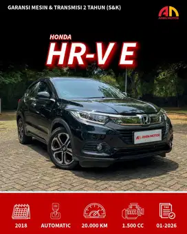 (KM 20rb) Honda HRV 1.5 E 2018 Facelift CVT