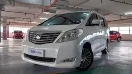 TDP 8,JT Toyota Alphard 2.4 Bensin-AT Hitam 2010