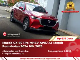 [ GARANSI 5TH ] Mazda CX60 CX 60 CX-60 Pro MHEV AWD AT 2023/2024