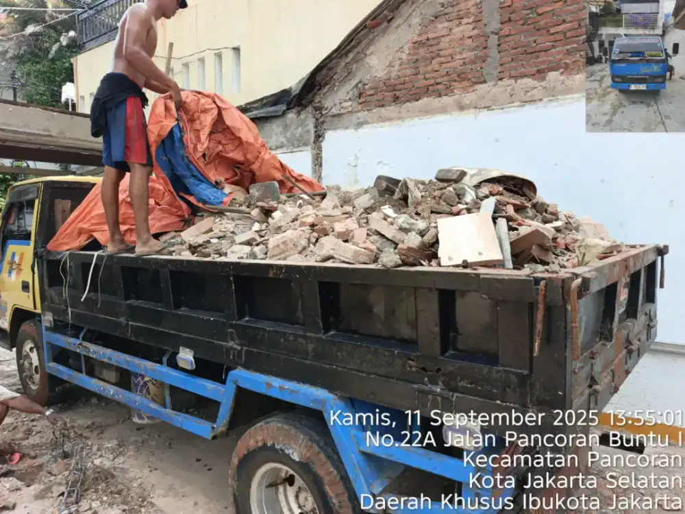 Jasa buang puing dan sampah