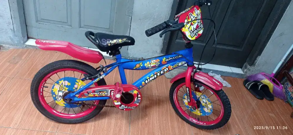 BMX MERK UNITED UK 16 KONDISI 80% ORIGINAL