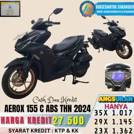 AEROX 155 C ABS TERMURAH CASH/KREDIT BISA KLIK PROFIL PROMO UNIT LAIN