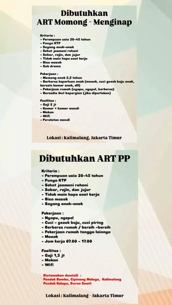 ART MOMONG MENGINAP DAN ART PP PULANG PERGI