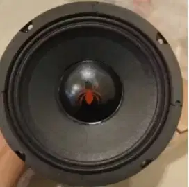 Speaker black spider 638 w3 6 inci original
