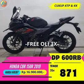 HONDA CBR 150R 2019 DP 600RIBU ANGSURAN SANGAT RINGAN PAJAK PANJANG