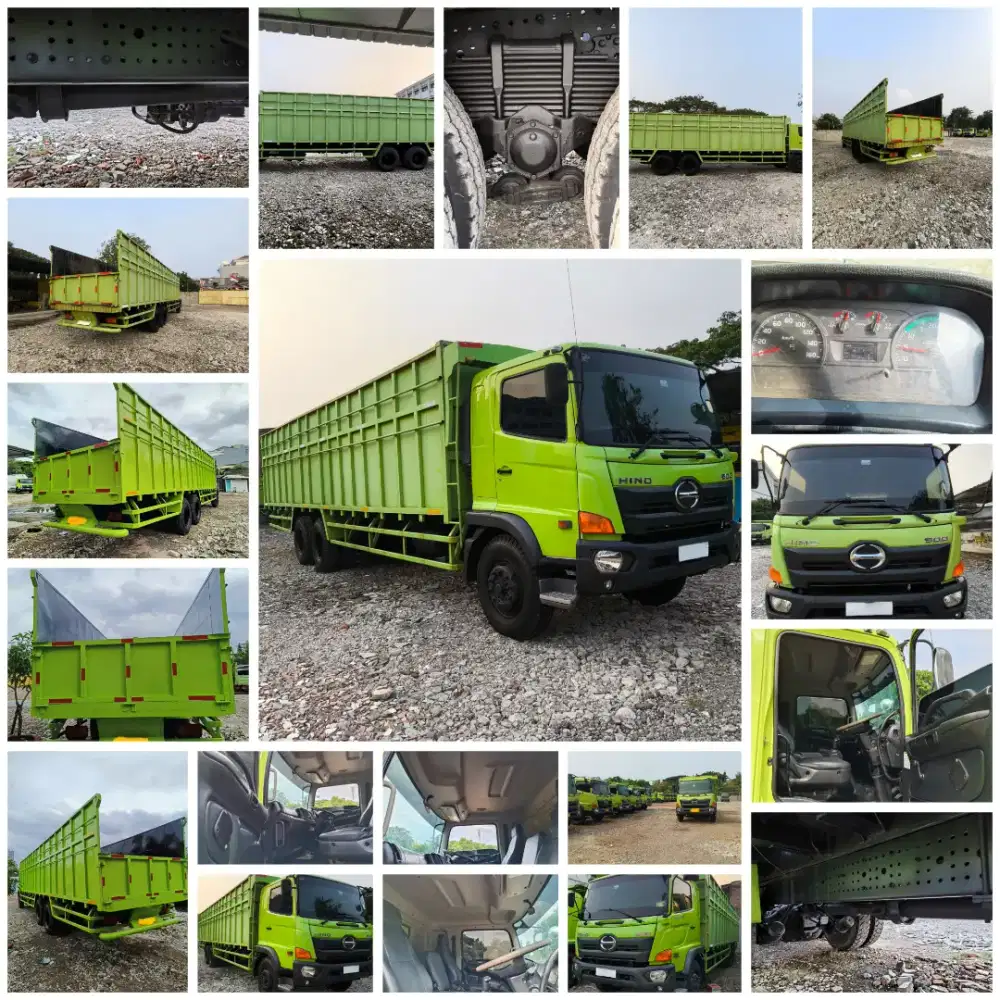 HINO LOHAN FM260JW ASLI LONG 6X4 BAK MATI TRONTON ISTIMEWA SEKALI
