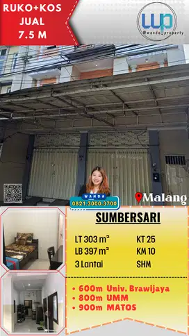 Dijual Ruko dan Kos-kosan Full Penghuni