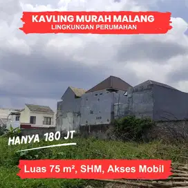 Kavling SHM Murah Malang Cocok Bangun Hunian