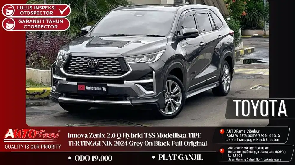 Toyota Innova Zenix 2.0 Q Hybrid TSS Modellista 2024