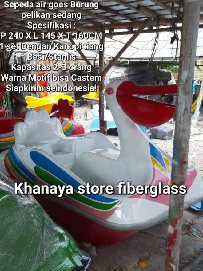 Perahu wisata air goes/perahu bebek goes air/mainan wisata bebekkan