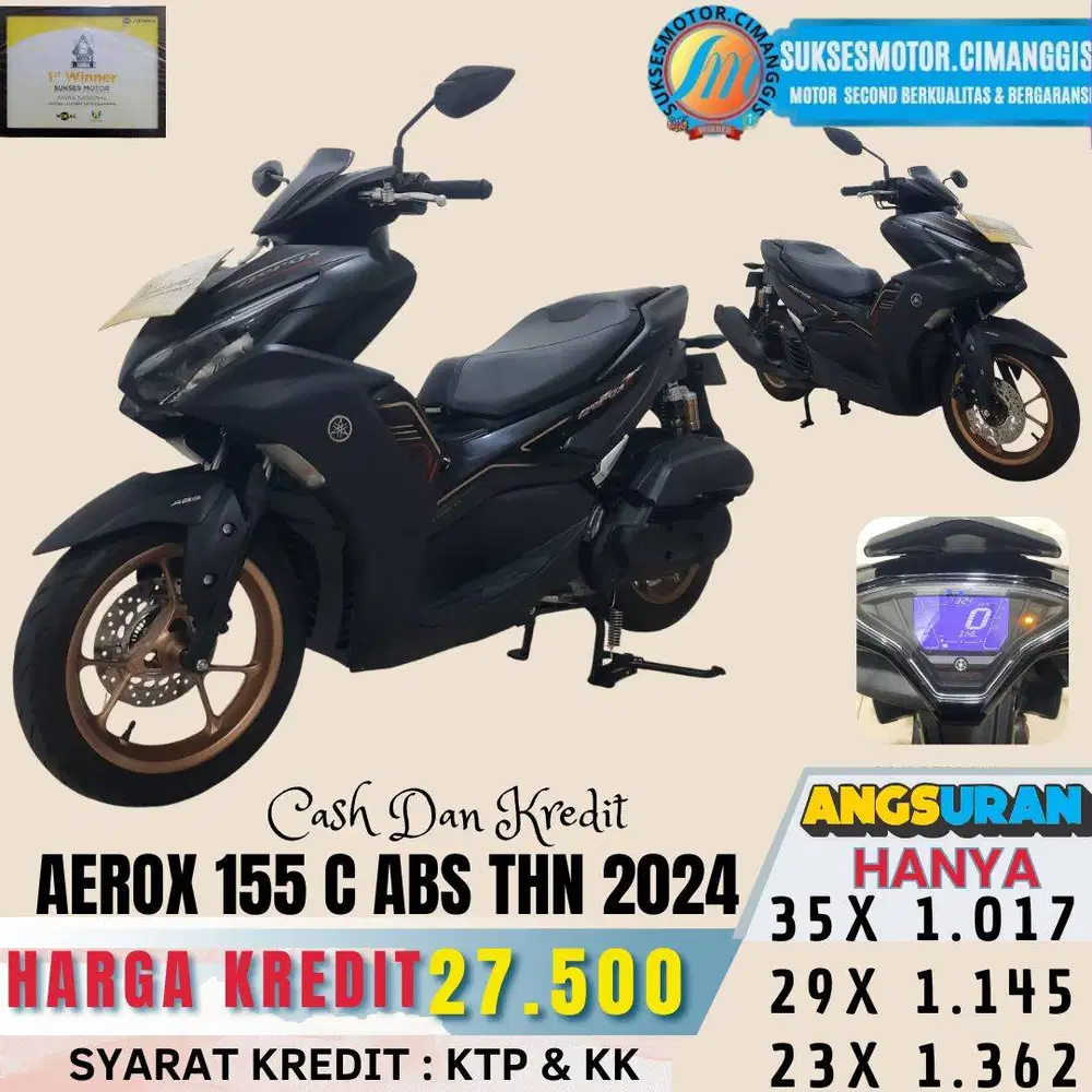 AEROX 155 C ABS TERMURAH CASH/KREDIT KLIK PROFIL PROMO UNIT LAINYA