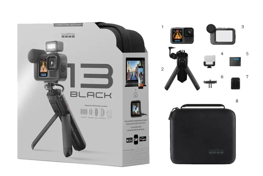 Go Pro Hero 13 Creation edition Fullset New Garansi Resmi TAM indonesi