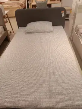 LIO BED 120X200 CM GREY (S/2)