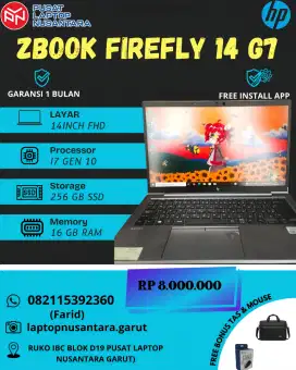 LAPTOP ZBOOK FIREFLY 14 G7