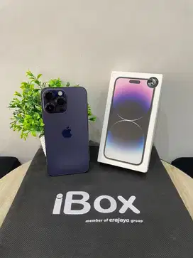 IPhone 14 ProMax 128GB iBox Purple Fullset Ori BH 89% 3Utool 98