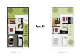 Rumah Desain America Classic 5 Menit ke RSUD Bogor Free SHM