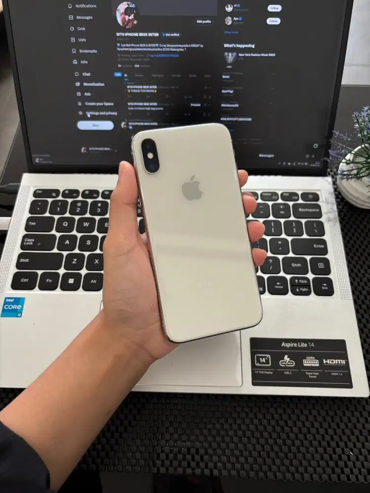 iphone x 64 gb ex inter aktivasi lama
