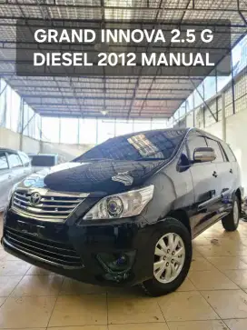TOYOTA INNOVA 2.5 G MANUAL DIESEL 2012