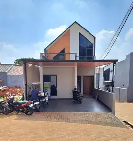 Rumah Modern Gaya Jepang Dekat Toll Desari Pancoran  Mas Depok