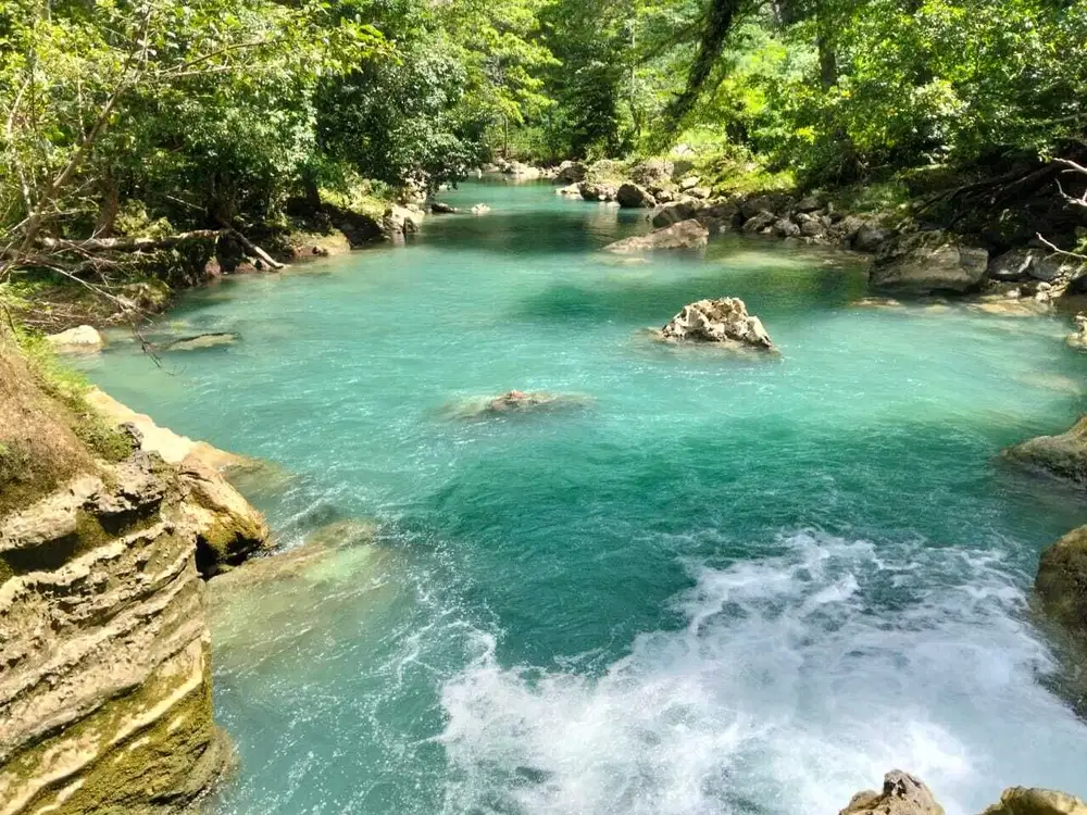 Dijual tanah los sungai air biru  jernih di sumba barat daya