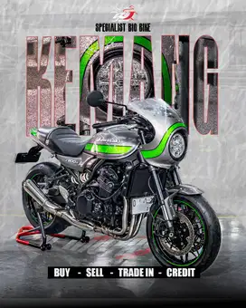 (BPKB & STNK) Kawasaki Z900 RS Caferacer Nik 2019  Warna Hijau