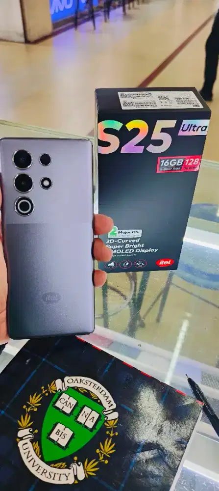 Itel s25 ultra ram 16/128Gb lengkap mulus garansi.