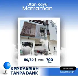Jual Murah Rumah  Minimalis 2 Lantai Utan Kayu Matraman